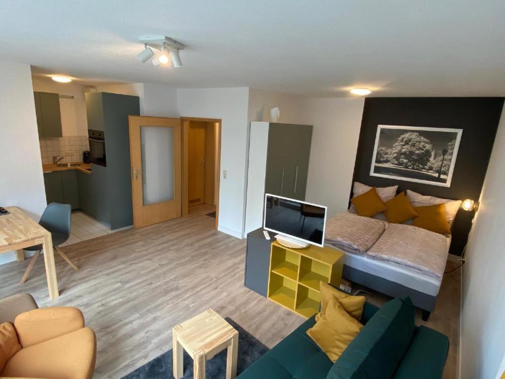 Ferienwohnung Am Stoetteritzer Waeldchen Leipzig Exterior foto