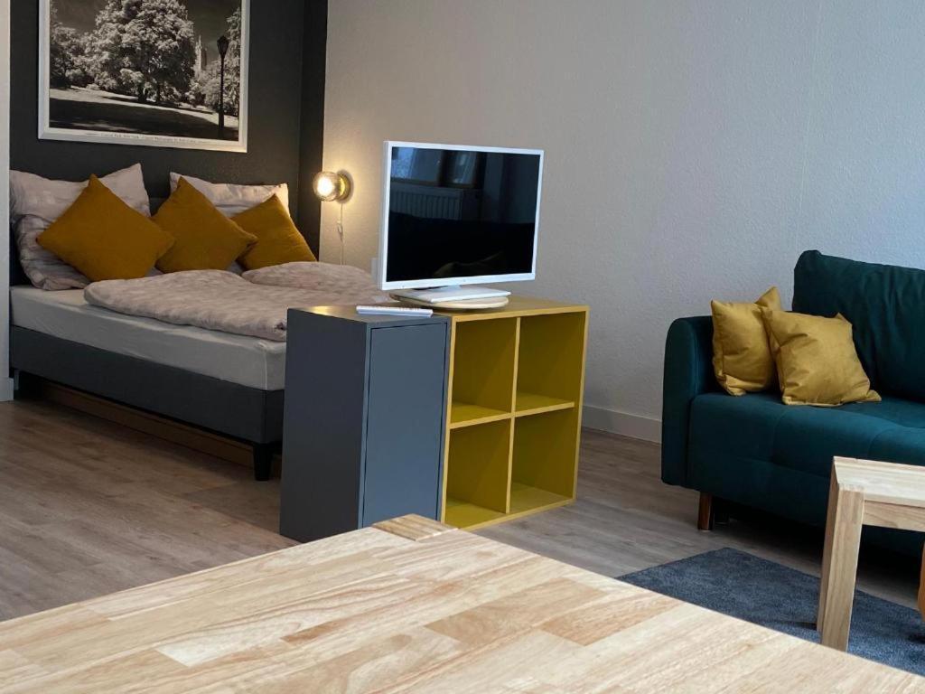 Ferienwohnung Am Stoetteritzer Waeldchen Leipzig Exterior foto